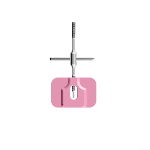 Robustes Angelrollen-Wartungswerkzeug-Set mit Stiftentferner aus Aluminiumlegierung und stoßfester Aufbewahrungsbox (Rosa) von CWOQOCW