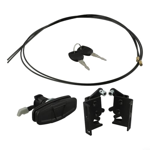Schlossgriff und Schließriegel Kit für Leer Truck und für Tonneau Abdeckungen mit zwei Schlüsseln und Kabel für zuverlässigen und sicheren Verschluss von CWOQOCW