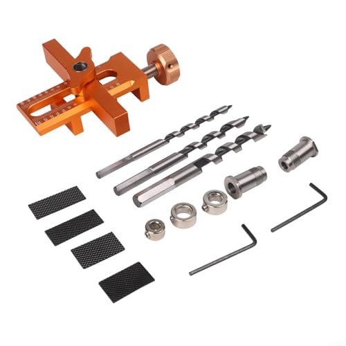 Schranktür-Installationspositionierer mit zweireihiger Skala und 10 mm Rückprallstanzung für präzise Schranktür-Einrichtung aus Aluminiumlegierung (D) von CWOQOCW