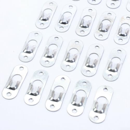 Schwerlast-Schlüsselloch-Aufhänger, Aufhängeplatten-Set für Bilderrahmen, 10 Stück Schwerlast-Schlüsselloch-Aufhänger, Aufhängeplatten-Set für Bilderrahmen, 10 Stück von CWOQOCW