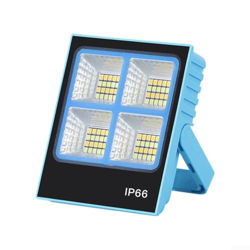 Solarenergie-Laterne für den Außenbereich, hohe Helligkeit, LED-Licht mit USB-Aufladung für mobile Geräte, perfekt für Camping und Nachtmärkte (Blau) von CWOQOCW