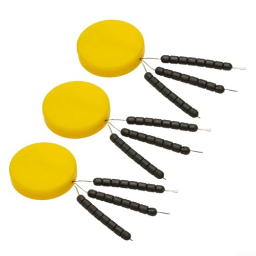 Tungsten Rubber Sinkers for Hooklink Clinga, Carp Fishing For Hair Rig End Tackle and Bank Tackle Weights, Set of 3 for Hooklink Stability (2.5mm) von CWOQOCW
