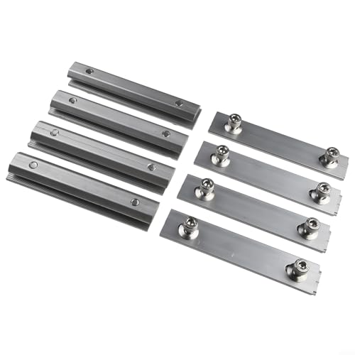 Universal-Solarmodul-Schienenverbinder – praktisch, verstellbar, universell passend (8 Stück) von CWOQOCW