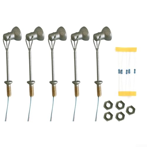 Upgrade Your Model Train Layout Set of 5 Brass LEDs Designed for Street Lighting Use Upgrade Your Model Train Layout Set of 5 Brass LEDs Designed for Street Lighting Use von CWOQOCW