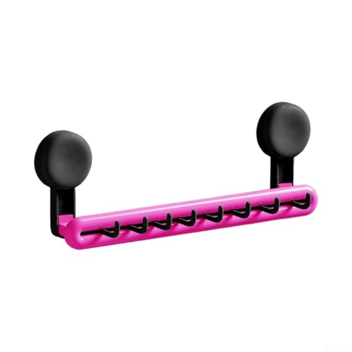 Wasserdichter Handtuchhalter mit Saugnapf, einfache Installation und Wartung (schwarz) von CWOQOCW