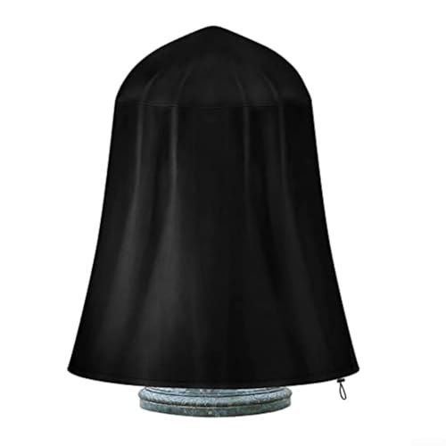 Wasserfeste Brunnenabdeckung für gestufte Springbrunnen mit Anti-UV-Schutz und leicht zu reinigendem Design (schwarz) von CWOQOCW
