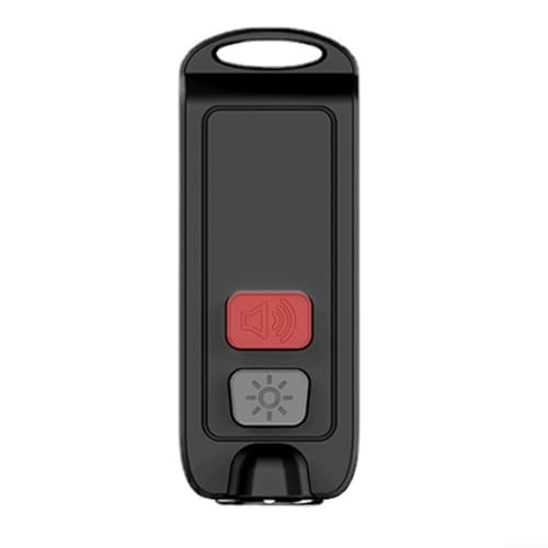 Wiederaufladbarer Anti-Diebstahl-Summer mit starkem 130-dB-Sound und wasserdichtem Design für den Einsatz (schwarz) von CWOQOCW