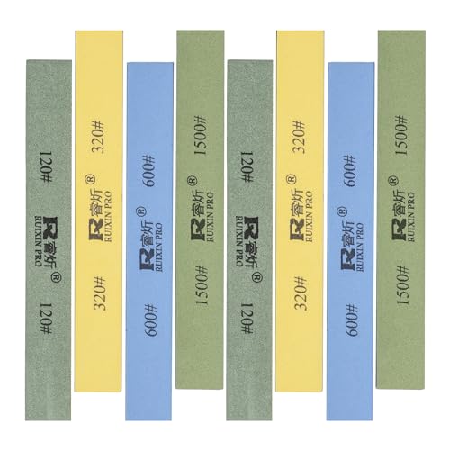 CWOVRS 8PCS Schärfesteine Set für Fix-Winkel Messerschärfer Professioneller Küchenchef Schärfen Schleifsteine 120#, 320#, 600#, 1500# Whetstone CWOVRS 8PCS Schärfesteine Set für Fix-Winkel Messerschärfer Professioneller Küchenchef Schärfen Schleifsteine 120#, 320#, 600#, 1500# Whetstone von CWOVRS