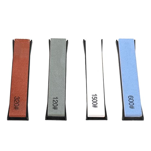 CWOVRS Schärfsteine Nur Verwendet Für RC-002A Messerschärfsystem - 4-teiliges Ersatz-Wetzstein-Set - 120#, 320#, 600#, 1500# von CWOVRS