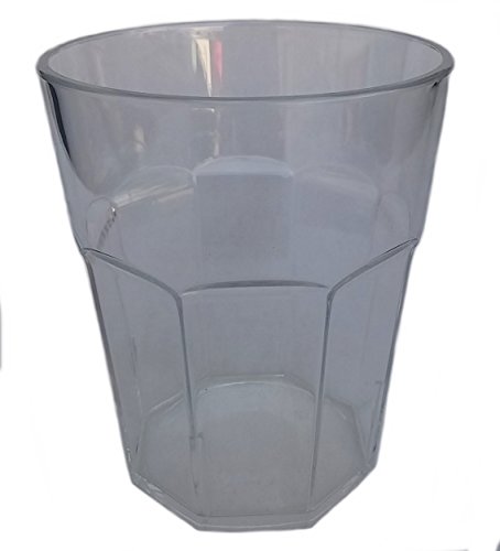 CW-Pack Mehrwegbecher, Plastikbecher, Cocktailbecher fest glasähnlich bruchfest 350ml glasklar 8St. (Glasklar) von CW-Pack