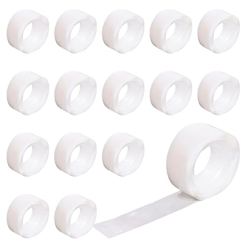 15 Rollen Transparente, Verpackte Klebepunkte, Ballon-Klebepunkte, Stark Klebend, Entfernbare Ballon-Klebepunkte Doppelseitig 15 Rollen Transparente, Verpackte Klebepunkte, Ballon-Klebepunkte, Stark Klebend, Entfernbare Ballon-Klebepunkte Doppelseitig von CWPFVQA
