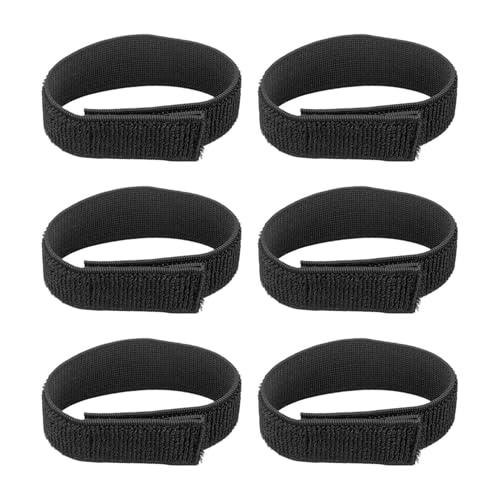 6 Stück Beingurte, Selbstklebende Elastische Gurte, Selbstklebende Kabelbinder, Bindegurte, Elastische Gurte, Packgurte von CWPFVQA