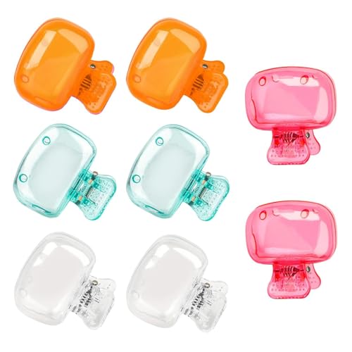 8 Stück Zahnbürsten-Schutzclip, Tragbare Zahnbürstenkopfkappe, Staubdichte Zahnbürsten-Schutzkappe, Geeignet Für Den Täglichen Gebrauch Und Auf Reisen (Zufällige Farben) von CWPFVQA