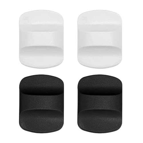 CWPFVQA 4-Teiliger Magnetischer Deckelschieber Als Ersatz Für Wasserflaschen, Magnetischer Schieber Für Becheroberseite, Magnetischer Ersatzdeckel Für Glasbecher, 30Oz (Schwarz Und Weiß) von CWPFVQA