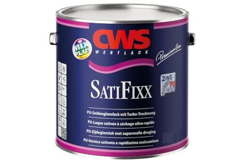 CWS SatiFixx, 1L - Seidenglanzlack mit Turbo-Trocknung mit Turbo-Trocknung zur effektiven, seidenglänzenden Grund- und Deckbeschichtung innerhalb eines Tages CWS SatiFixx, 1L - Seidenglanzlack mit Turbo-Trocknung mit Turbo-Trocknung zur effektiven, seidenglänzenden Grund- und Deckbeschichtung innerhalb eines Tages von CWS Wertlack