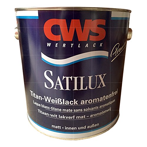 CWS Satilux 2,5 Liter weiß aromatenfreier Mattlack CWS Satilux 2,5 Liter weiß aromatenfreier Mattlack von CWS Wertlack