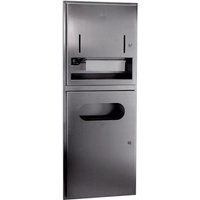 CWS - Faltpapierspender mit Papierkorb Kombination für Unterputz Objectline es von CWS