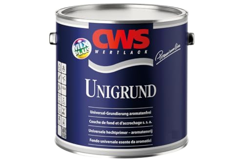 CWS Unigrund weiss matt, 1 L - Matte Universal-Grundierung auf Basis einer speziellen Bindemittelkombination. von CWS
