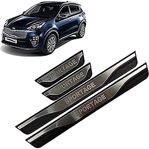 4 Stück Auto Einstiegsleisten für KIA Sportage QL 4 2016 2017 2018 2019, Edelstahl Door Türschweller Plates Protector Car Styling ZubehöR von CWWHY