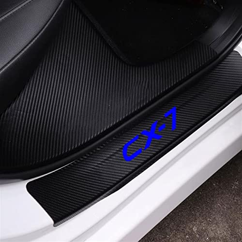 Auto Kohlefaser Einstiegsleisten Für Ma-zda CX-7 Tuning Zubehör 4 STÜCKE Auto Scuff Plate Türschwelle Sill Aufkleber von CWWHY