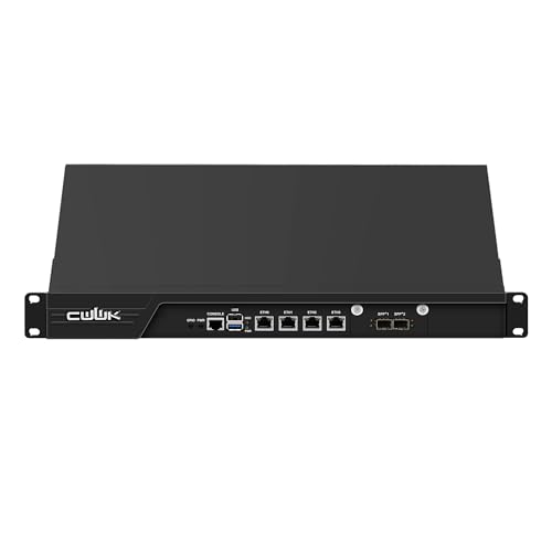 CWWK 1U N100 Firewall Appliance Rackmount PC, 2 x 10GbE SFP+ 19” Rack Firewall Hardware mit 4 Ports i226-V 2.5GbE LAN, U2 OPNsense Homelab Server, DDR5 Barebone ohne RAM/SSD/OS CWWK 1U N100 Firewall Appliance Rackmount PC, 2 x 10GbE SFP+ 19” Rack Firewall Hardware mit 4 Ports i226-V 2.5GbE LAN, U2 OPNsense Homelab Server, DDR5 Barebone ohne RAM/SSD/OS von CWWK