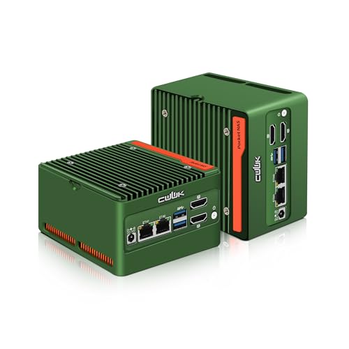 CWWK N305 Mini PC X86-P5 Pocket-NAS, 4 x M.2 NVMe Mini Computer with 2 x i226-V 2.5GbE LAN, DDR5 Micro PC 16GB RAM 256GB SSD, WiFi7/BT5.4 Expandable, USB3.2, Dual Display CWWK N305 Mini PC X86-P5 Pocket-NAS, 4 x M.2 NVMe Mini Computer with 2 x i226-V 2.5GbE LAN, DDR5 Micro PC 16GB RAM 256GB SSD, WiFi7/BT5.4 Expandable, USB3.2, Dual Display von CWWK