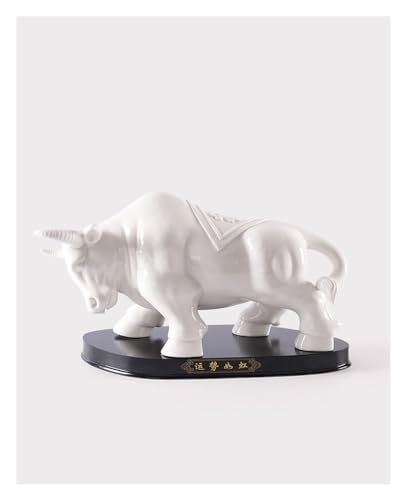 CWZZWS Desktop -Figuren Keramikkuh Ornamente, um Wohlstand anzuziehen, Feng Shui -Ornamente und Handwerkshäuserstatuen CWZZWS Desktop -Figuren Keramikkuh Ornamente, um Wohlstand anzuziehen, Feng Shui -Ornamente und Handwerkshäuserstatuen von CWZZWS