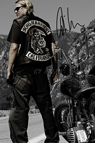 Charlie Hunnam Zitat Foto gedrucktes Poster – aufgedruckte Unterschrift – 12x8 inches (30x20 cm) - Jax Teller - Sons of anarchy - N.0 3 von CX