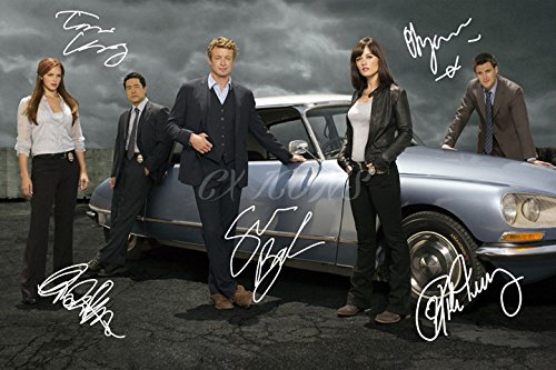 The Mentalist cast Zitat Foto gedrucktes Poster – aufgedruckte Unterschrift – 12x8 inches (30x20 cm) von CX