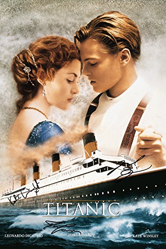 Titanic – Kate Winslet & Leonardo Dicaprio signierter Fotodruck – 30,5 x 20,3 cm (A4) von CX