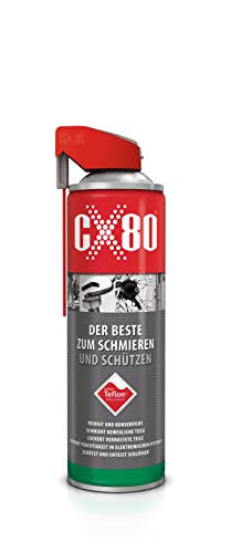 CX80 | 500ml Reparatur- und Konservierungsmittel mit TEFLON™ | Hochwertiges Multifunktionsspray für Industrie & Alltag | Schmiermittel, Trennmittel & Schutz für Fahrrad, Metall, Kunststoff von CX80