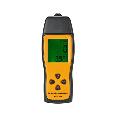 Gasdetektor, 2 in 1 Kugel Gasdetektor Temperaturzähler Kohlenmonoxidanalysator Luftqualitätsmonitor Gasleckanalysatoren LCD Farbbildschirm(Type2) von CXDSWAS