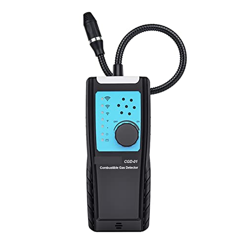 Gasdetektor, LCD Gasanalysator Meter Automotive Brennbare Gas Sensor Detektor Luftqualitätsmonitor Gas Lecksucher mit Tonschockalarm(CGD02 LCD) von CXDSWAS