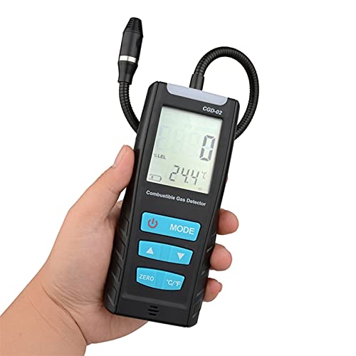 Gasdetektor, LCD Gasanalysator Testerzähler Automotive Brennbare Gassensor Luftqualitätsmonitor Gasleckmelder mit Tonschockalarm Gasdetektor, LCD Gasanalysator Testerzähler Automotive Brennbare Gassensor Luftqualitätsmonitor Gasleckmelder mit Tonschockalarm von CXDSWAS