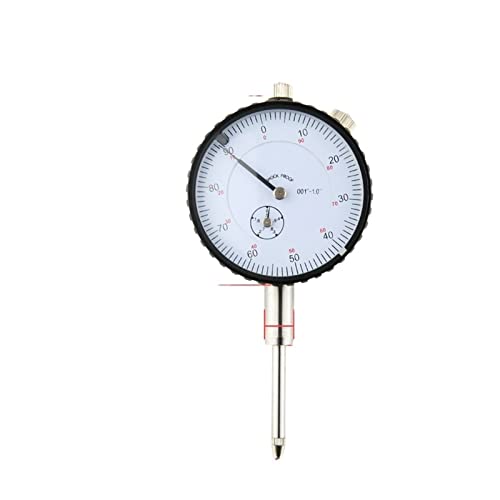 Messuhr, 0-10 mm/30 mm Messuhr Präzision 0,01 mm Zifferblatt Bohrung Messgerät Anzeige Mikrometer Werkzeug Stundentyp Anzeige Messkomparator(Inch Dial Indicator) von CXDSWAS