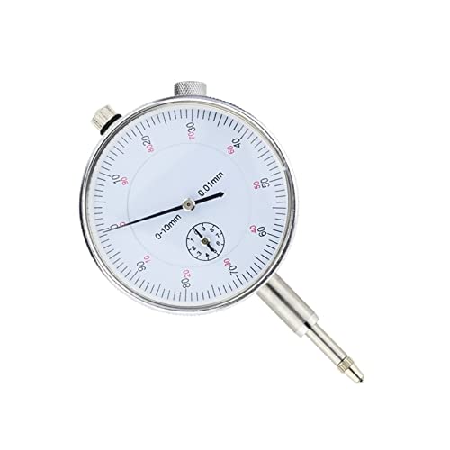 Messuhr, 0–10 mm Messuhr Präzision 0,01 mm Zifferblatt Bohrung Messanzeige Mikrometer Werkzeug Stundentyp Anzeige Messkomparator Messuhr, 0–10 mm Messuhr Präzision 0,01 mm Zifferblatt Bohrung Messanzeige Mikrometer Werkzeug Stundentyp Anzeige Messkomparator von CXDSWAS