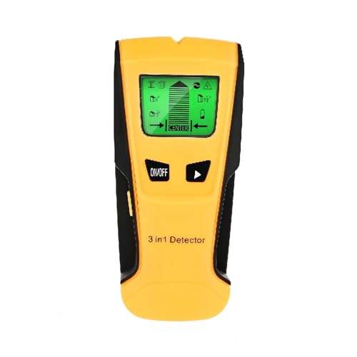 Metalldetektoren, 3-in-1-Metalldetektor for Auffinden von Metall- und Holzbolzen, Wechselspannung, stromführende Leitungen, Wandscanner, Elektrokastenfinder, Wanddetektor von CXDSWAS