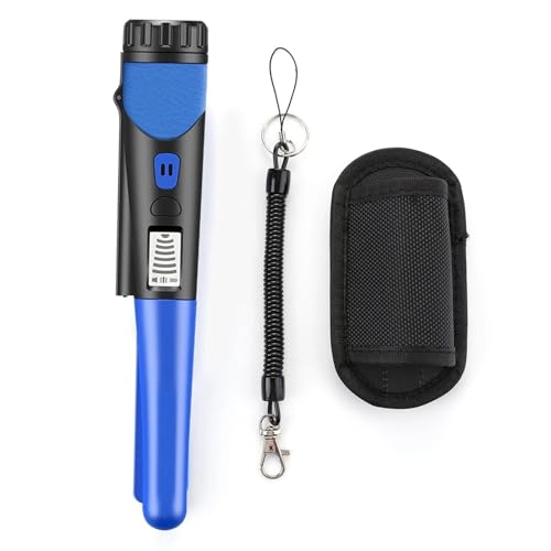 Metalldetektoren, Handheld Metall Detektor Wasserdicht Hohe Empfindlichkeit Gold Detektor Pointer Schatz Pinpointing Finder Sonde Mit LCD Bildschirm(Blue) von CXDSWAS