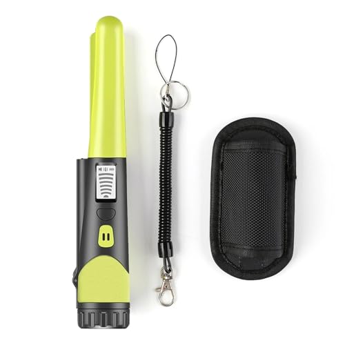 Metalldetektoren, Handheld Metall Detektor Wasserdicht Hohe Empfindlichkeit Gold Detektor Pointer Schatz Pinpointing Finder Sonde Mit LCD Bildschirm(Green) von CXDSWAS