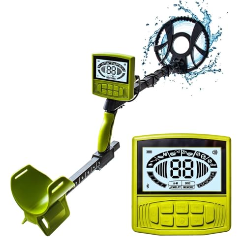 Metalldetektoren, Professioneller Metalldetektor, Goldfinder, Schatzsucher, leistungsstarke wasserdichte Spule, großes LCD-Display von CXDSWAS