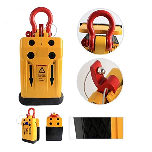Saugnäpfe, Steinplatten-Hebeklemme 1000 kg Großes Plattenhandhabungswerkzeug Granit-Marmor-Hebeplattenheber Heben Innerhalb von 1000 kg 15-50 mm 20-60 mm(Black Rubber 15-50MM) von CXDSWAS