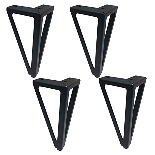 CXEGCCUF 6"/15 cm Ersatz-Möbelbeine, dreieckige Sofafüße, Möbelfüße, Eisen-DIY-Tischbeine, Schrankfüße, für Stühle, Schrankbeine, Sofa-Couch-Metallbeine, Arbeitsplattenbeine, Möbelerhöhunge CXEGCCUF 6"/15 cm Ersatz-Möbelbeine, dreieckige Sofafüße, Möbelfüße, Eisen-DIY-Tischbeine, Schrankfüße, für Stühle, Schrankbeine, Sofa-Couch-Metallbeine, Arbeitsplattenbeine, Möbelerhöhunge von CXEGCCUF