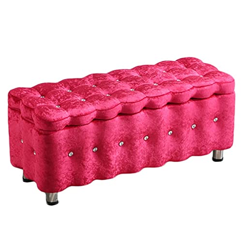 CXEGCCUF Aufbewahrungshocker-Box, rechteckiger Aufbewahrungshocker, Fußhocker mit Klappdeckel, nordische Einfachheit, Wohnzimmer-Sofabank, Schlafzimmer-Bett-Endhocker, Wohnzimmer-Schuhwechs CXEGCCUF Aufbewahrungshocker-Box, rechteckiger Aufbewahrungshocker, Fußhocker mit Klappdeckel, nordische Einfachheit, Wohnzimmer-Sofabank, Schlafzimmer-Bett-Endhocker, Wohnzimmer-Schuhwechs von CXEGCCUF