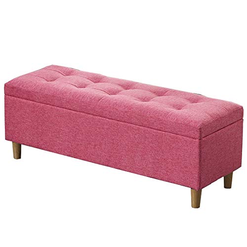 CXEGCCUF Klappbarer Ottoman mit Stauraum Mit Klappdeckel Schuhwechselhocker für Zuhause Massenspeicher Beine aus Massivholz Betthocker fürs Schlafzimmer Leinenstoff Sofasitz fürs Wohnzimmer CXEGCCUF Klappbarer Ottoman mit Stauraum Mit Klappdeckel Schuhwechselhocker für Zuhause Massenspeicher Beine aus Massivholz Betthocker fürs Schlafzimmer Leinenstoff Sofasitz fürs Wohnzimmer von CXEGCCUF