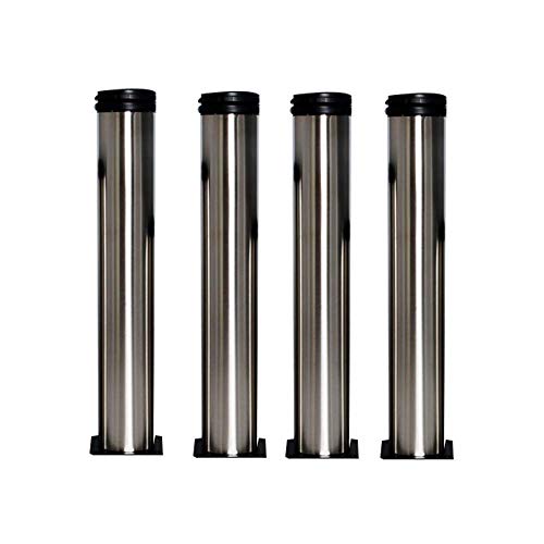 CXEGCCUF Möbelbeine, Edelstahl-Möbelbeine, DIY verstellbare Sofabeine, Silberne runde Stützfüße, Ersatz-Couchtisch, TV-Schrank, Bettbeine, 150 mm CXEGCCUF Möbelbeine, Edelstahl-Möbelbeine, DIY verstellbare Sofabeine, Silberne runde Stützfüße, Ersatz-Couchtisch, TV-Schrank, Bettbeine, 150 mm von CXEGCCUF