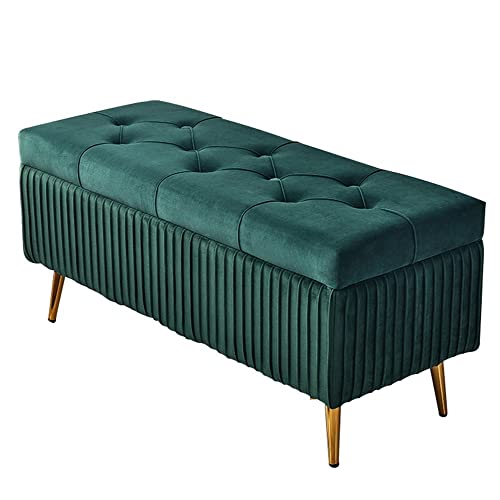 CXEGCCUF Osmanischer Fußhocker, Sofahocker fürs Wohnzimmer, mit Bezug, Aufbewahrungsbox für Spielzeug, getuftetes Design, Schuhwechselhocker, belastbar bis 150 kg, 100 x 40 x 45 cm, Ottoman CXEGCCUF Osmanischer Fußhocker, Sofahocker fürs Wohnzimmer, mit Bezug, Aufbewahrungsbox für Spielzeug, getuftetes Design, Schuhwechselhocker, belastbar bis 150 kg, 100 x 40 x 45 cm, Ottoman von CXEGCCUF
