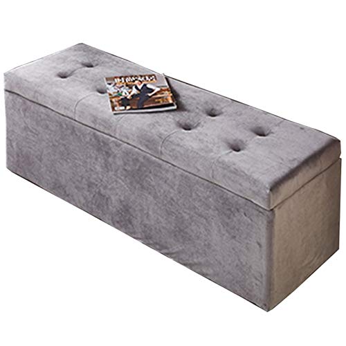 CXEGCCUF Ottomane-Fußhocker, Schuhwechselhocker am Eingang, Spielzeug-Aufbewahrungsbox, bequemer Flanell, zusätzlicher Sitzplatz für Schlafzimmer, Wohnzimmer, Flur, 80 x 40 x 40 cm, Ottoman CXEGCCUF Ottomane-Fußhocker, Schuhwechselhocker am Eingang, Spielzeug-Aufbewahrungsbox, bequemer Flanell, zusätzlicher Sitzplatz für Schlafzimmer, Wohnzimmer, Flur, 80 x 40 x 40 cm, Ottoman von CXEGCCUF