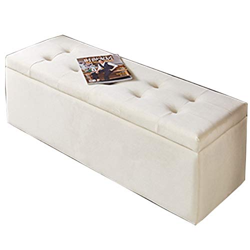 CXEGCCUF Ottomane-Fußhocker, Schuhwechselhocker am Eingang, Spielzeug-Aufbewahrungsbox, bequemer Flanell, zusätzlicher Sitzplatz für Schlafzimmer, Wohnzimmer, Flur, 80 x 40 x 40 cm, Ottoman CXEGCCUF Ottomane-Fußhocker, Schuhwechselhocker am Eingang, Spielzeug-Aufbewahrungsbox, bequemer Flanell, zusätzlicher Sitzplatz für Schlafzimmer, Wohnzimmer, Flur, 80 x 40 x 40 cm, Ottoman von CXEGCCUF