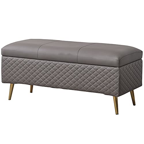 CXEGCCUF Ottomanischer Fußhocker mit Metallfuß, 150 kg, Bezug aus PU-Leder, Oberseite aus Schaumstoff, zusätzliche Sitzgelegenheit im Wohnzimmer, Schuhwechselhocker am Eingang, 110 x 40 x 4 CXEGCCUF Ottomanischer Fußhocker mit Metallfuß, 150 kg, Bezug aus PU-Leder, Oberseite aus Schaumstoff, zusätzliche Sitzgelegenheit im Wohnzimmer, Schuhwechselhocker am Eingang, 110 x 40 x 4 von CXEGCCUF