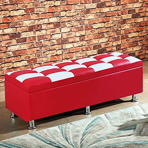 CXEGCCUF Rechteckige Aufbewahrungsbank Eingangsbereich Schuhbank, Modernes Wohnzimmer Schlafzimmer Ottomane Bänke Spielzeugtruhe, Kunstleder Gepolsterte Sofa Fußstütze Aufbewahrung Ottomane CXEGCCUF Rechteckige Aufbewahrungsbank Eingangsbereich Schuhbank, Modernes Wohnzimmer Schlafzimmer Ottomane Bänke Spielzeugtruhe, Kunstleder Gepolsterte Sofa Fußstütze Aufbewahrung Ottomane von CXEGCCUF